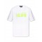 TRICOU DSQUARED2, Icon Blur, White Loose Fit S79GC0081S23009968X