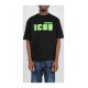 TRICOU DSQUARED2, Icon Blur, Black - S79GC0081S23009971