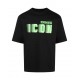 TRICOU DSQUARED2, Icon Blur, Black - S79GC0081S23009971