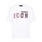 Tricou DSQUARED2, ICON Motiv Print, Regular cut
