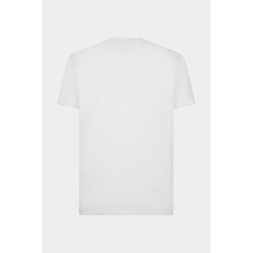 Tricou DSQUARED2, Cool/Slim Fit, White Icon, Scribble Print Tricou DSQUARED2, Cool/Slim Fit, White Icon, Scribble Print