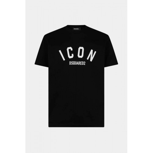 Tricou DSQUARED2, ICONBrand Logo, Black Tricou DSQUARED2, ICONBrand Logo, Black