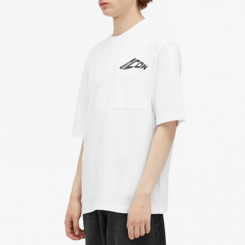 Tricou DSQUARED2, Icon Pocket, White Tricou DSQUARED2, Icon Pocket, White