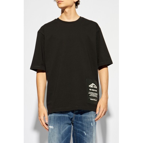 Tricou DSQUARED2, Black Logo Patch, Black Tricou DSQUARED2, Black Logo Patch, Black