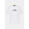 Tricou DSQUARED2, Black Icon Loose Fit, White