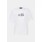 Tricou DSQUARED2, Black Icon Loose Fit, White
