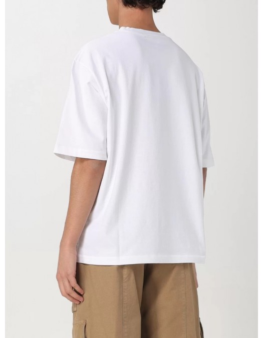 TRICOU DSQUARED, Logo-Print ICON, Alb, Loose Fit - S79GC0109S24583100 TRICOU DSQUARED, Logo-Print ICON, Alb, Loose Fit - S79GC0109S24583100