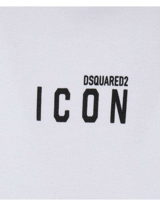 Hanorac DSQUARED2, Insertie Logo, Alb - S79GU0010S25042100