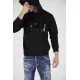 Hanorac DSQUARED2, Tonal Logo Print, Black - S79GU0051S25042992 Hanorac DSQUARED2, Tonal Logo Print, Black - S79GU0051S25042992