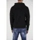 Hanorac DSQUARED2, Tonal Logo Print, Black - S79GU0051S25042992 Hanorac DSQUARED2, Tonal Logo Print, Black - S79GU0051S25042992