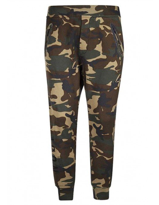 Pantalon Dsquared2, Army, Insertie Logo -