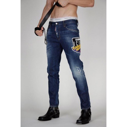 Jeans Dsquared2, Insertie Patch Canadian Heritage SKATER