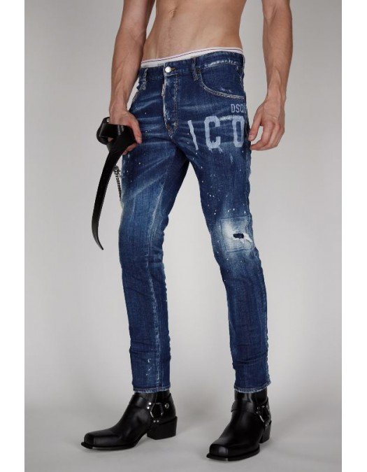 Jeans Dsquared2, Skater Jeans, Icon Frontal - S79LA0023470