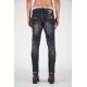 Jeans Dsquared2, IBRAHIMOVIC ICON JEANS, Skater jeans, Negru - S79LA0026S30503900