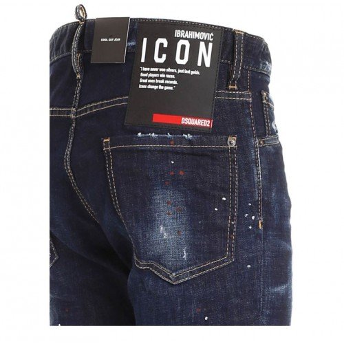 Jeans Dsquared2, IBRAHIMOVIC ICON JEANS, Dark Blue