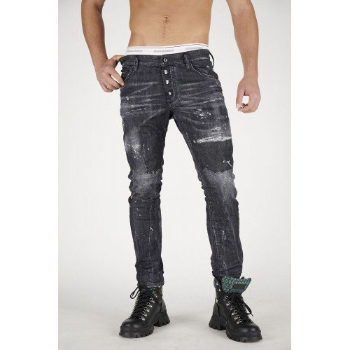 Jeans Dsquared2, Grey, Nasturi Icon SKATER Jeans Dsquared2, Grey, Nasturi Icon SKATER