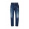 Jeans DSQUARED2, INDIGO BLUE DENIM STRAIGHT-LEG TROUSERS