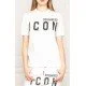 Tricou Dsquared2, Icon Frontal, WHITE S80GC0001100 - Tricou Dsquared2, Icon Frontal, WHITE S80GC0001100 -