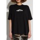 Tricou DSQUARED2, Icon New Generation, Loose Fit, Women, Black - S80GC0071D20020100