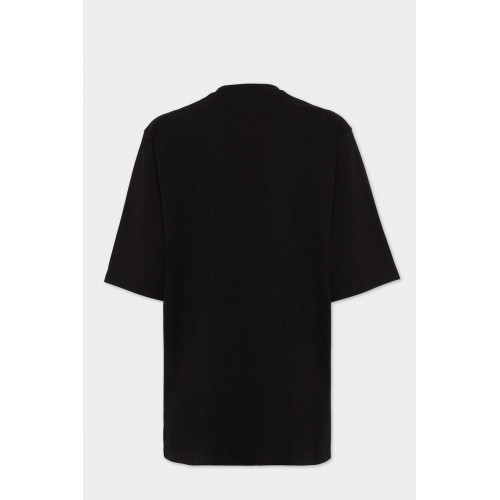 Tricou DSQUARED2, Icon New Generation, Loose Fit, Black