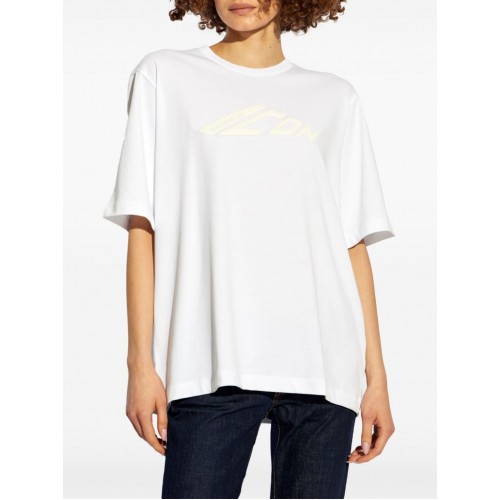Tricou DSQUARED2, Icon New Generation, Loose Fit, White