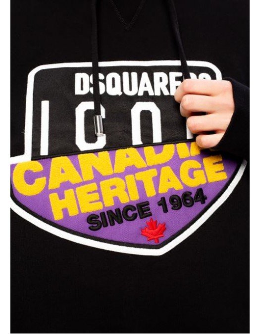 Hanorac Dsquared2, Black, Canadian Heritage - S80GU0024900