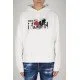 Hanorac Dsquared2, Imprimeu Colorat, White - S80GU0030S25042100 Hanorac Dsquared2, Imprimeu Colorat, White - S80GU0030S25042100