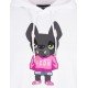 Bluza Dsquared2, Pink Dog Print, White - S80GU0077S25516100