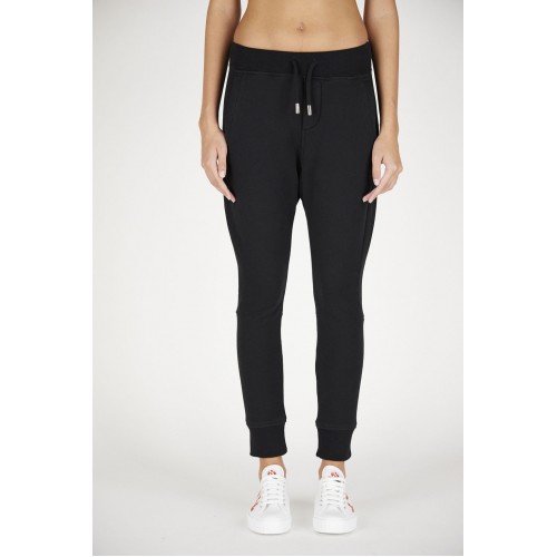 Pantaloni Dsquared2, Imprimeu ICON alb Pantaloni Dsquared2, Imprimeu ICON alb
