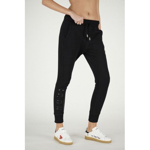 Pantaloni Dsquared2, Imprimeu ICON negru Pantaloni Dsquared2, Imprimeu ICON negru
