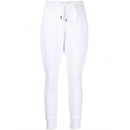 Pantaloni Dsquared2, Imprimeu ICON Sprayed, Alb