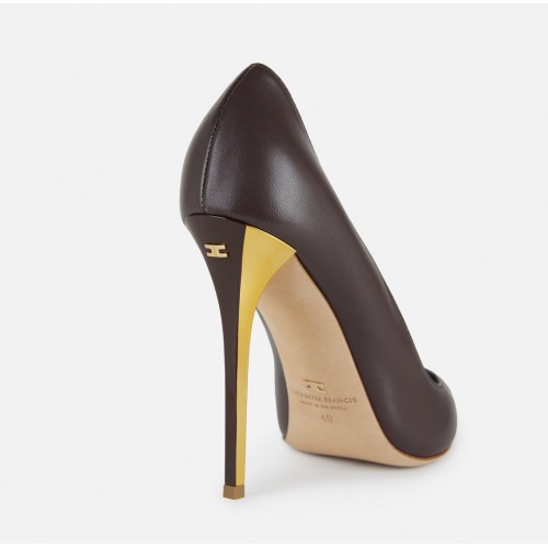 Pantofi ELISABETTA FRANCHI, cut-out detail, Brown Pantofi ELISABETTA FRANCHI, cut-out detail, Brown