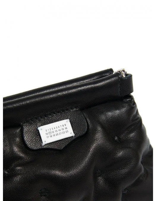 Geanta MAISON MARGIELA, Shoulder, Glam Slam Classique Baby, Black - SA1VL0035P6434T8013 Geanta MAISON MARGIELA, Shoulder, Glam Slam Classique Baby, Black - SA1VL0035P6434T8013