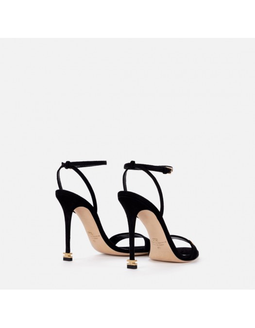 SANDALE ELISABETTA FRANCHI, cu ankle strap Étoile, Negru - SA20L30EC110 SANDALE ELISABETTA FRANCHI, cu ankle strap Étoile, Negru - SA20L30EC110