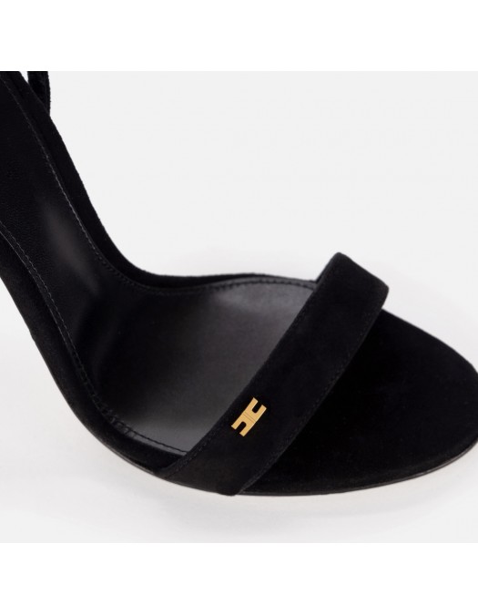 SANDALE ELISABETTA FRANCHI, cu ankle strap Étoile, Negru - SA20L30EC110 SANDALE ELISABETTA FRANCHI, cu ankle strap Étoile, Negru - SA20L30EC110
