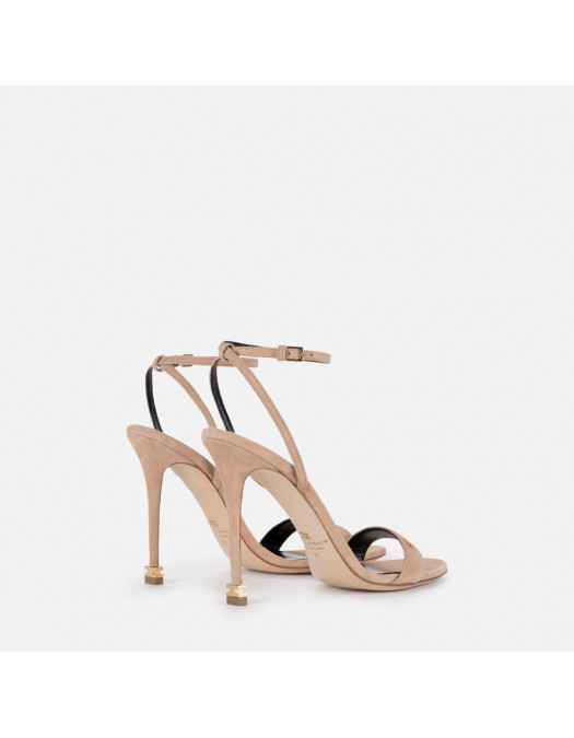 SANDALE ELISABETTA FRANCHI, cu ankle strap Étoile, Nude - SA20L30ECBI8 SANDALE ELISABETTA FRANCHI, cu ankle strap Étoile, Nude - SA20L30ECBI8