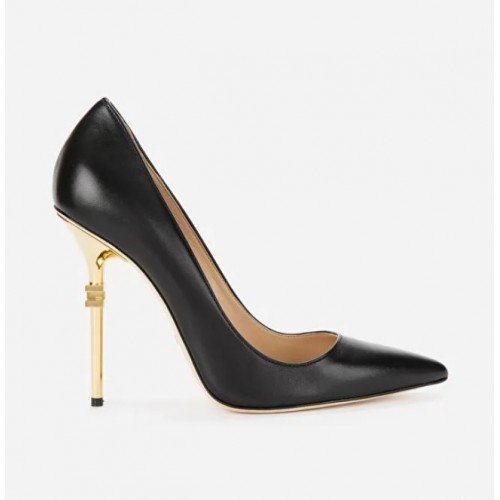 Pantofi ELISABETTA FRANCHI, Heel Monogram, Negru