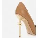 Pantofi ELISABETTA FRANCHI, Heel Monogram, Beige - SA39B20EC470