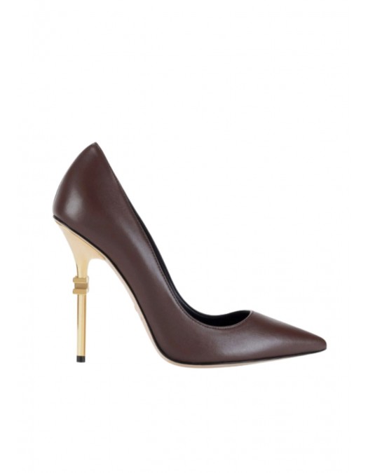 Pantofi ELISABETTA FRANCHI, Fulltime pumps with logo heel - SA39B20EC644