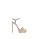 Sandale ELISABETTA FRANCHI, Vertigo platform sandals in suede, Nude - SA45L55ECEA1