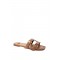 Papuci ELISABETTA FRANCHI, Flat nappa leather sandals, Light Brown