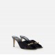 SANDALE ELISABETTA FRANCHI, Riviera suede mules, negru - SA70L50EC110 SANDALE ELISABETTA FRANCHI, Riviera suede mules, negru - SA70L50EC110