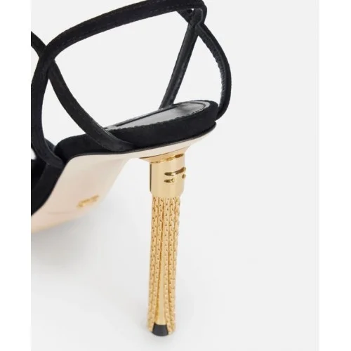 Pantofi ELISABETTA FRANCHI, Suede sandal with tassel