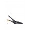 Pantofi ELISABETTA FRANCHI, slingback pointed-toe pumps, Negru