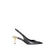 Pantofi ELISABETTA FRANCHI, slingback pointed-toe pumps, Negru - SA76L65EC110