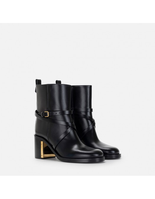 CIZME ELISABETTA FRANCHI, Scurte, Straps, Negru - SA85B56E2110 CIZME ELISABETTA FRANCHI, Scurte, Straps, Negru - SA85B56E2110