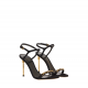 SANDALE ELISABETTA FRANCHI, Sculpted Heel, Black - SA89L56E2110 SANDALE ELISABETTA FRANCHI, Sculpted Heel, Black - SA89L56E2110