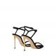 SANDALE ELISABETTA FRANCHI, Sculpted Heel, Black - SA89L56E2110 SANDALE ELISABETTA FRANCHI, Sculpted Heel, Black - SA89L56E2110