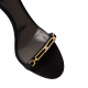 SANDALE ELISABETTA FRANCHI, Sculpted Heel, Black - SA89L56E2110 SANDALE ELISABETTA FRANCHI, Sculpted Heel, Black - SA89L56E2110