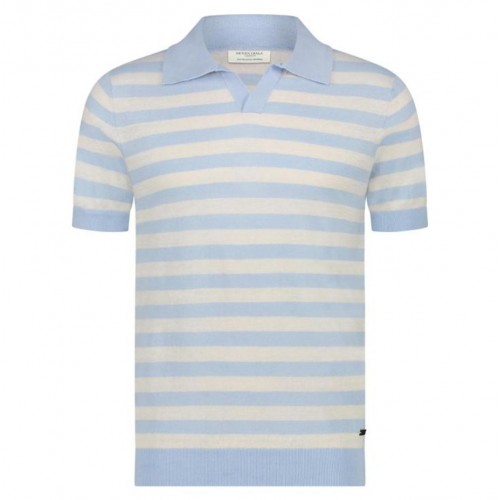 Tricou  SEVEN DIALS, In dungi, Polo, Bleu Tricou  SEVEN DIALS, In dungi, Polo, Bleu